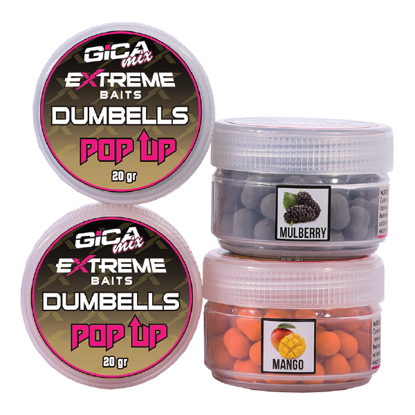 Gica Extreme Dumbells Pop Up 8mm All Rund